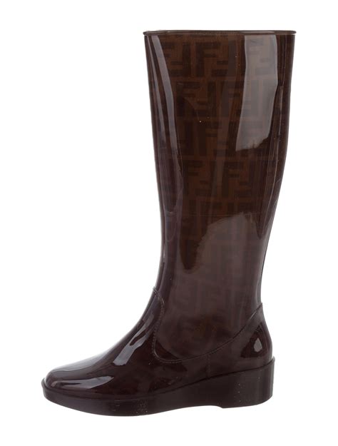 fendi rain boots women's